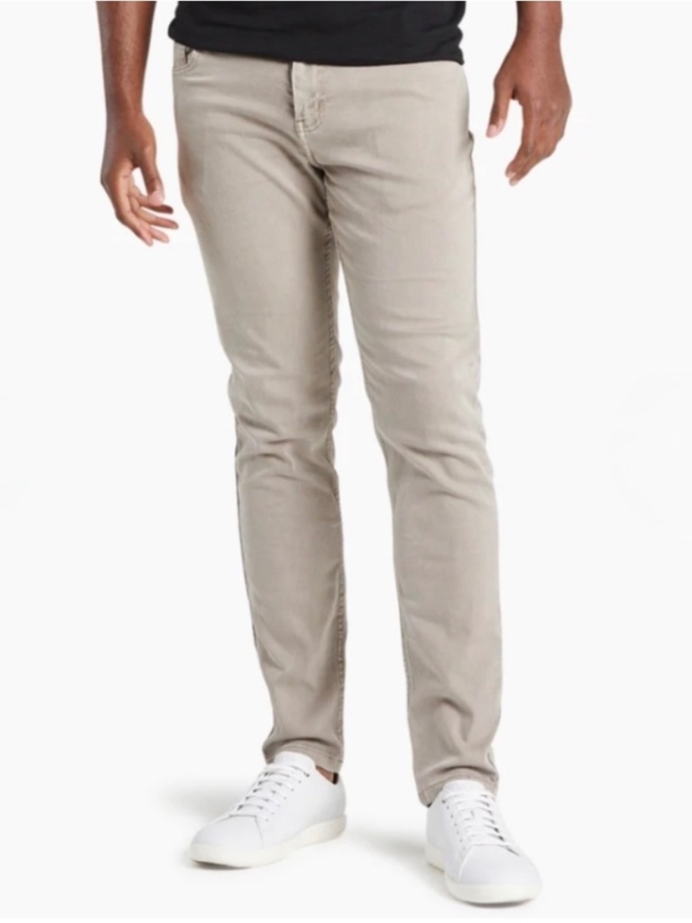 Mugsy Jeans Bucks Beige Slim Straight Jeans Size 40x34